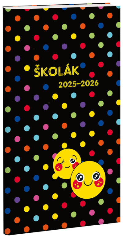 Diář školák Smiley 2025/26 - české kalendárium